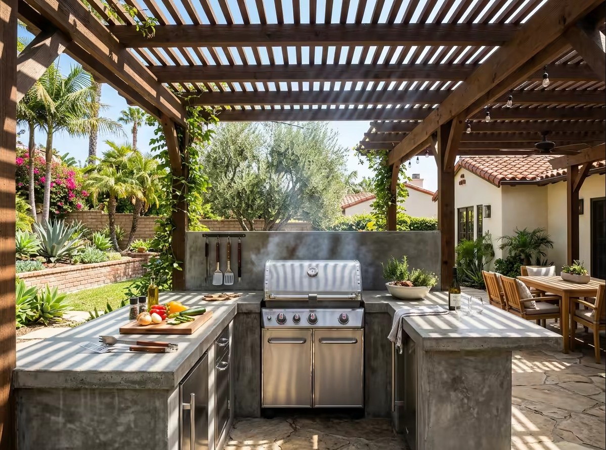 Tips to keep in mind planning an outdoor kitchen